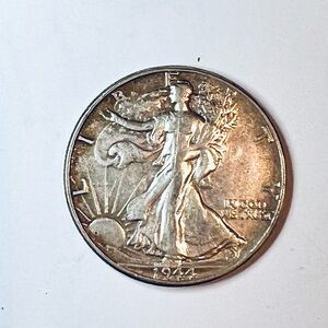 🗽 Vintage 1944 Walking Liberty Half Dollar – Silver Classic